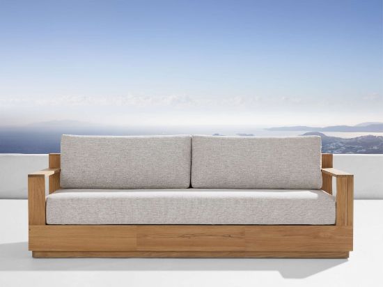 Bal Harbour Deep Outdoor Teak Sofa