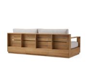 Bal Harbour Deep Outdoor Teak Sofa