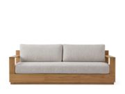Bal Harbour Deep Outdoor Teak Sofa