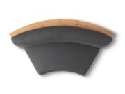 Curved Teak Outdoor Sofa