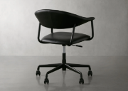 A stylish, contemporary desk chair
