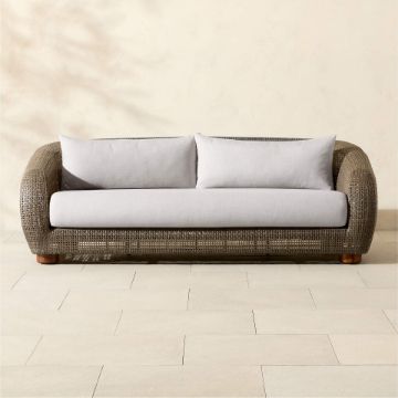 Curved Rattan Outdoor Sofa Curved Rattan Outdoor Sofa