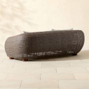 Curved Rattan Outdoor Sofa