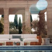 Topia U-Shaped Teak Outdoor Sectional Sofa