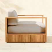 Topia U-Shaped Teak Outdoor Sectional Sofa