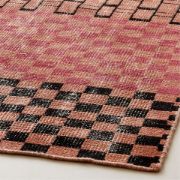 Picture of Bamini Hand-Knotted Wool & Cotton Rug – Terracotta Red
