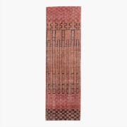 Picture of Bamini Hand-Knotted Wool & Cotton Rug – Terracotta Red