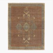 Picture of Aronne Hand-Knotted Wool Area Rug – Mauve