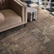 Picture of Aronne Hand-Knotted Wool Area Rug – Mauve