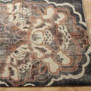 Picture of Allure Luxe Hand-Knotted Copper Floral Wool Area Rug