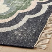 Picture of Allure Luxe Hand-Knotted Copper Floral Wool Area Rug