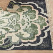 Picture of Allure Luxe Hand-Knotted Copper Floral Wool Area Rug