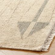 Picture of Luma Textured Ivory Wool Rug