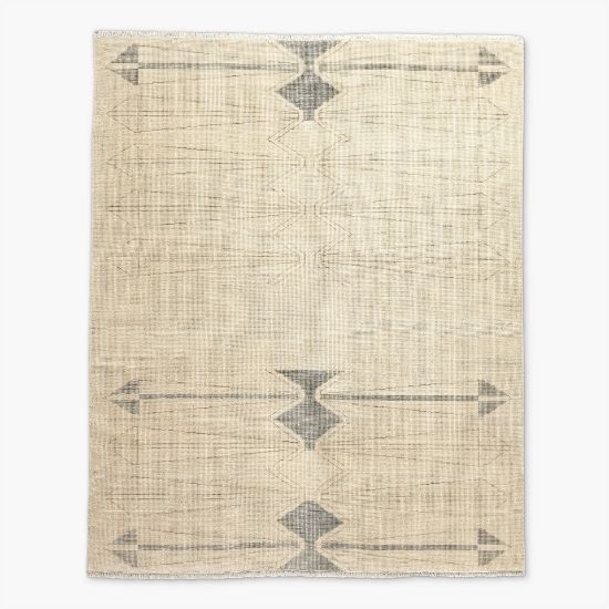 Picture of Luma Textured Ivory Wool Rug