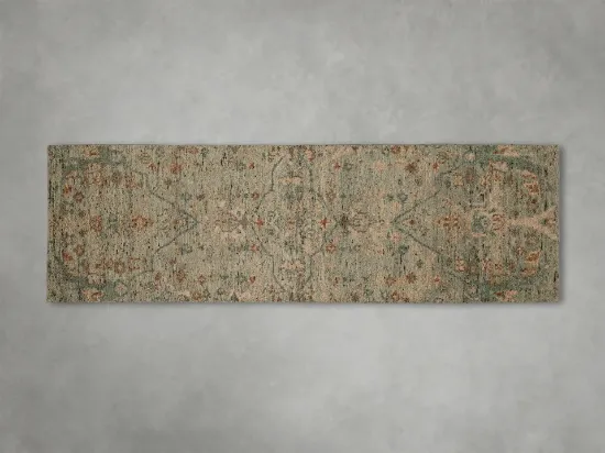 Picture of Faymount Textured Hand-Knotted Runner Rug