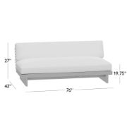 Stained Teak Outdoor 2-Seater