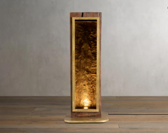 Picture of Floor Lamp blends rustic