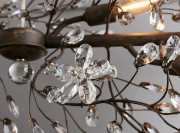 Picture of Fiore Elegant Floral Crystal Chandelie