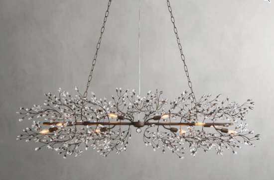 Picture of Fiore Elegant Floral Crystal Chandelie