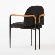 Performance Fabric Dining Armchair with Metal Frame