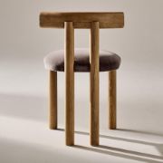 Shearling & Oak Dining Chair
