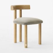Shearling & Oak Dining Chair