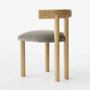 Shearling & Oak Dining Chair