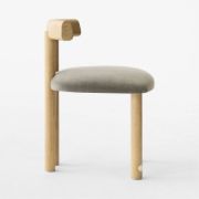 Shearling & Oak Dining Chair