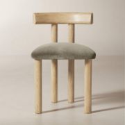 Shearling & Oak Dining Chair