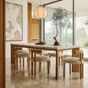 Shearling & Oak Dining Chair