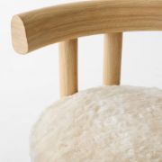 Shearling & Oak Dining Chair