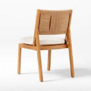 Teak & Rattan Dining Armchair