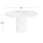 Round Marble Dining Table