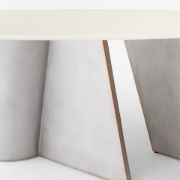 Resin & Metal Dining Table