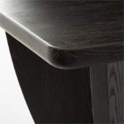 Black Ash Wood Dining Table