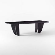 Black Ash Wood Dining Table