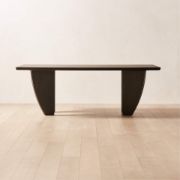 Black Ash Wood Dining Table