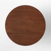 Round Acacia Wood Dining Table