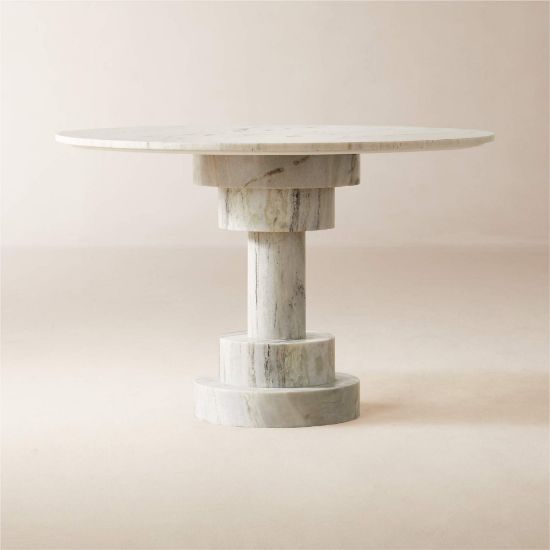 Round Marble Dining Table