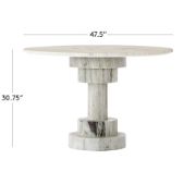 Round Marble Dining Table
