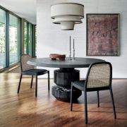 Black Cane Dining Chair