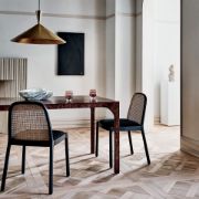 Black Cane Dining Chair