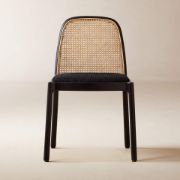 Black Cane Dining Chair