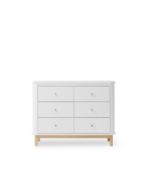 6‑Drawer White Oak Dresser