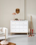 6‑Drawer White Oak Dresser