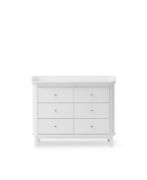 6‑Drawer White Dresser