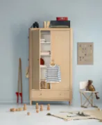Picture of Modern Wood Wardrobe, 2 Doors